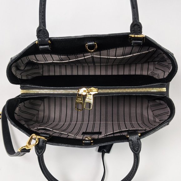 SOLD Louis Vuitton Empreinte Montaigne MM Black - Picture 4 of 9